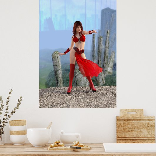 Oerwoud Jamie Poster (Keuken)