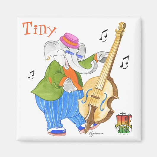 Oerwoud jazzmagneet magneet (Voorkant)