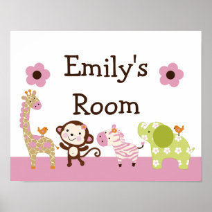 Oerwoud Jill Animals Poster/Print Wall Art Poster