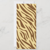 Oerwoud Jill Baby shower Uitnodiging (Achterkant)