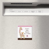 Oerwoud Jill Giraffe Magnet/Keepomwille/partijvoor Magneet (Insitu (Vaatwasser))