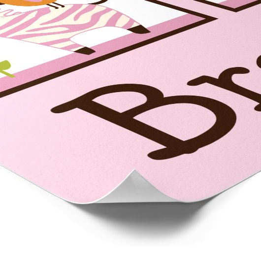 Oerwoud Jill/Girl Animals Specialized Art Poster (Hoek)