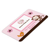 Oerwoud Jill Girl Monkey Photo Magnet Magneet (Linkerzijde)