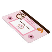 Oerwoud Jill Girl Monkey Photo Magnet Magneet (Rechterzijde)