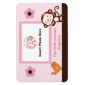 Oerwoud Jill Girl Monkey Photo Magnet Magneet (Verticaal)