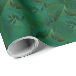 Oerwoud Jungle Exotische Mystieke Tropische Blader Cadeaupapier