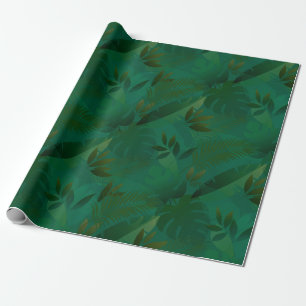Oerwoud Jungle Exotische Mystieke Tropische Blader Cadeaupapier