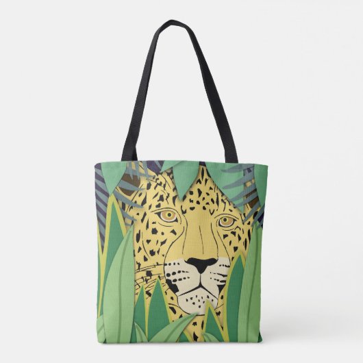 Oerwoud Kat 4 Tote Bag (Achterkant)
