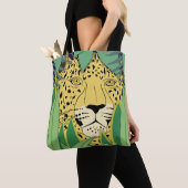 Oerwoud Kat 4 Tote Bag (Dichtbij)