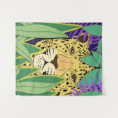 Oerwoud Kat medium Wandkleed (Voorkant (horizontaal))