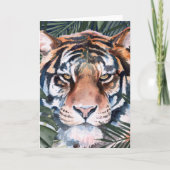 Oerwoud kat - tijger kaart (Voorkant)