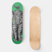 Oerwoud Kat vlinder Persoonlijk Skateboard (Voorkant)