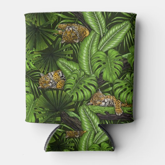 Oerwoud katten blikjeskoeler (Voorkant)