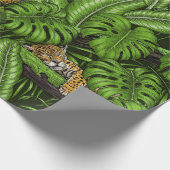 Oerwoud katten cadeaupapier (Hoek)