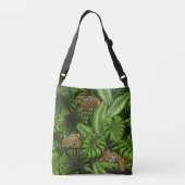 Oerwoud katten crossbody tas (Achterkant)