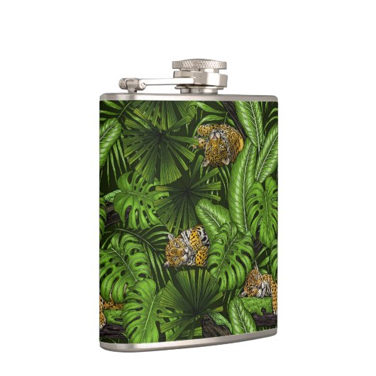 Oerwoud katten heupfles (Rechts)