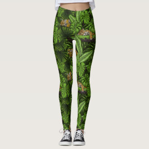 Oerwoud katten leggings