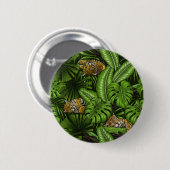 Oerwoud katten ronde button 5,7 cm (Voorkant /achterkant)