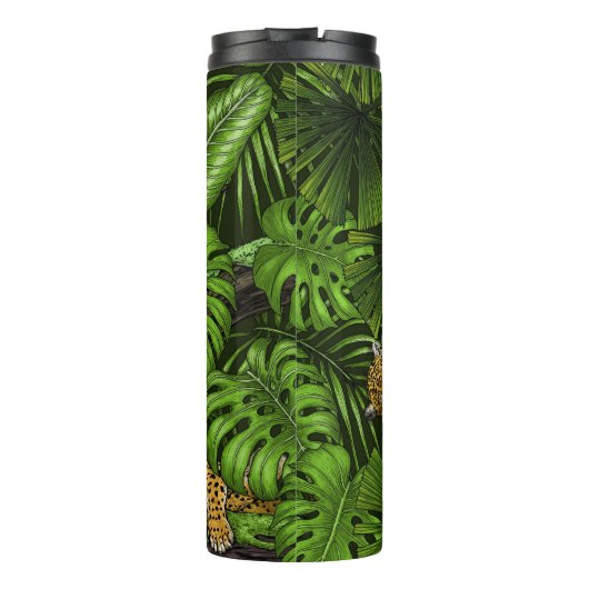 Oerwoud katten thermosbeker (Achterkant)