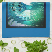 Oerwoud keukenhanddoek (Gevouwen)