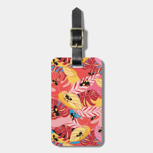 Oerwoud Kikkers Bagagelabel (Voorkant verticaal)