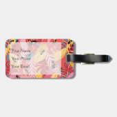 Oerwoud Kikkers Bagagelabel (Achterkant horizontaal)