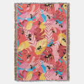 Oerwoud Kikkers Deken (Voorkant Verticaal)