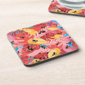 Oerwoud Kikkers Drankjes Onderzetter (Linkerzijde)