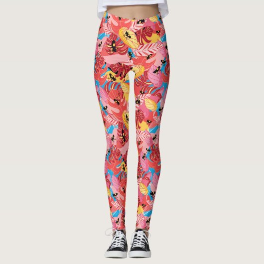 Oerwoud Kikkers Leggings (Voorkant)