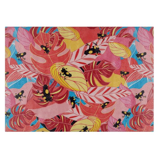 Oerwoud Kikkers Snijplank (Voorkant)