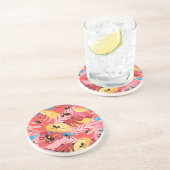 Oerwoud Kikkers Zandsteen Onderzetter (Zijkant)