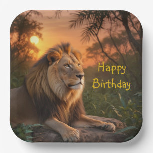 Oerwoud King Lion Papieren Bordje