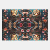 Oerwoud King majestueuze leeuwpanter & tijger Inpakpapier Vel (Voorkant 2)