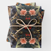 Oerwoud King majestueuze leeuwpanter & tijger Inpakpapier Vel (In situ)