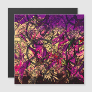 Oerwoud laat kunstzwarte Paars over