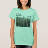 Oerwoud landschapsfoto Borneo Rainforest T-shirt (Voorkant)