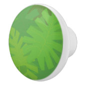 Oerwoud leaf motief keramische knop (Rechts)