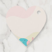 Oerwoud Leafy Theme Monkey Soft Toys baby shower Bedankjes Labels (Achterkant)