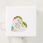 Oerwoud Leafy Theme Monkey Soft Toys baby shower Bedankjes Labels (In situ)