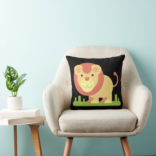 oerwoud leeuw kussen (Stoel)