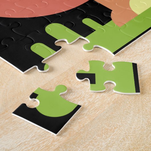 oerwoud leeuwpuzzel legpuzzel (Zijkant)