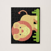 oerwoud leeuwpuzzel legpuzzel (Verticaal)