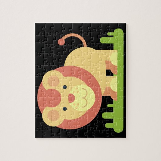 oerwoud leeuwpuzzel legpuzzel (Verticaal)