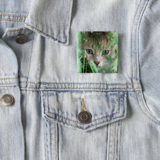 Oerwoud Legend Vierkante Button 5,1 Cm (In situ)