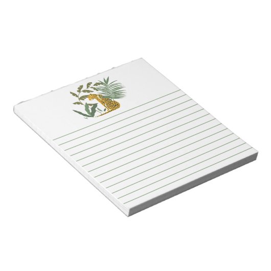 Oerwoud Leopard Notitieblok (Schuin)