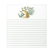 Oerwoud Leopard Notitieblok (Voorkant)