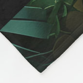 Oerwoud Leopard Persoonlijke naam Fleece Deken (Hoek)