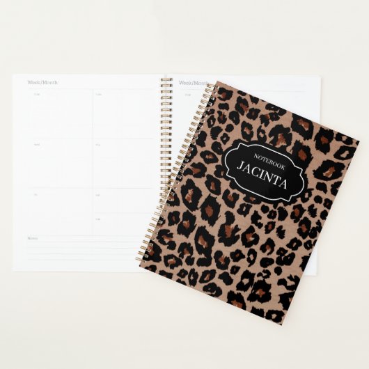OERWOUD LEOPARD PRINT  12 maanden Planner (Display)