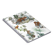 Oerwoud Leopard Waterverf Tropische Scène Notitieboek (Rechterzijde)