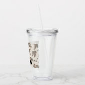 Oerwoud Leopard Wild Animal Pattern Acryl Drinkbeker (Links)